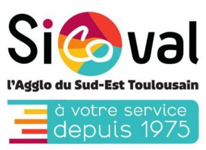 Logo du SICOVAL de l'agglo sud-est Toulousain. Partenaire d'amiGo.